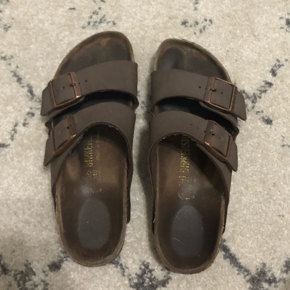 brown birkenstocks